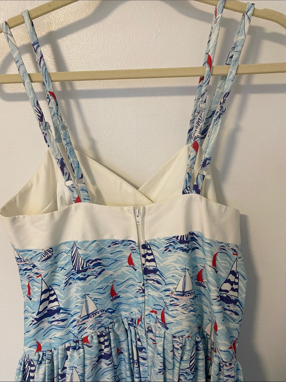 Unique Vintage Sailboat/Nautical Print dress - Picture 8 of 13